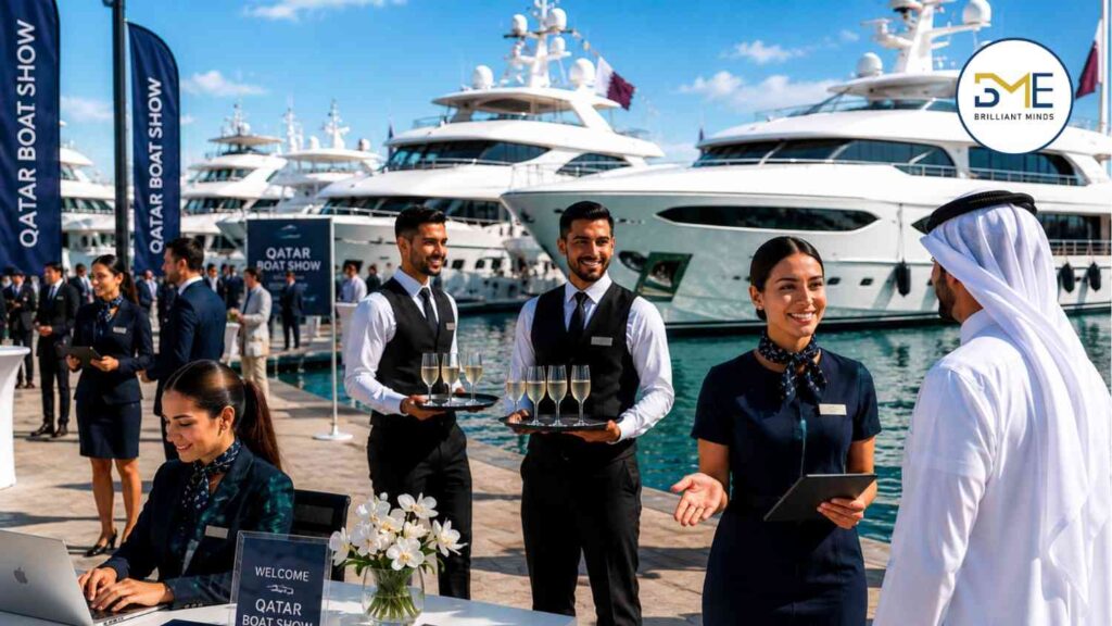 Hire Temporary Hospitality Staff for Qatar Boat Show